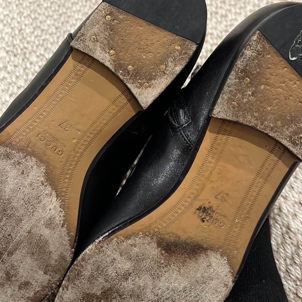 GUCCI leather Horsebit ankle boots 37 - Picture 7 of 7